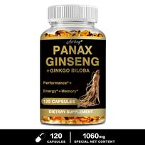 Airboy - Ginseng and Ginkgo Biloba Extract Capsules - Energy - Brain Health 120*1