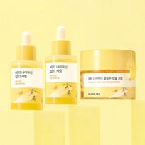 ROUND LAB Vita Niacinamide Dark Spot Serum 30ml ×2 + Vita Niacinamide Capsule Cream 50ml Set 1 Set (Serum 30ml ×2 + Cream 50ml)