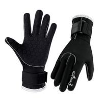 3mm Thick Neoprene Diving Gloves Surfing Snorkeling Scuba Swimming Anti-Slip Cut Resistant Warm Waterproof Durable Small