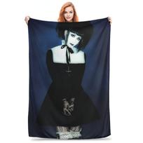 Flannel Throw Blanket Malice Mizer - Voyage Tour Band Warm Plush Blankets Soft Bedding for Bed Living room Home Travel Couch Size: 75*100cm, Weight: 230 GSM