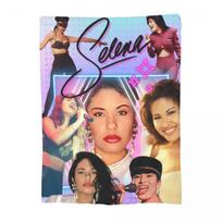 Selena Quintanilla Vintage Blankets Fleece Sofa Throw Blanket Breathable Throw Blankets for Couch Bedding Throws Bedspread Quilt Size: 75*100cm, Weight: 230 GSM