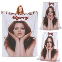 Lana Del Rey Blanket Soft Warm Flannel Throw Blanket Cover for Bed Living room Picnic Travel Home Sofa Size: 75*100cm, Weight: 230 GSM