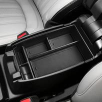 Center Console Organizer Compatible with Ford Escape 2020-2024/Bronco Sport 2021-2024 Accessories, Insert Armrest Box Secondary Storage Tray Black