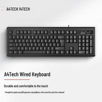 A4TECH WK-100 Wired Keyboard juoda