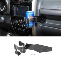 Car Water Cup Phone Holder GPS Mount Bracket Stand Organizer Multi-Function for Suzuki Jimny JB23 JB43 JB53 2007-2017 Accessory Black B