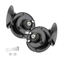 300db 12V 48W Car Snail Air Horn Waterproof Train Horn Dual-tone Loud Signal Super Loud Horn for Motorcycle Car Truck SUV Boat juoda