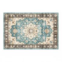 Traditional Oriental Area Rug Geometric Distressed Soft Ethnic Handmade Living Room Kitchen Dining Bedroom Rugs 50x80cm