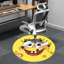 1pc SpongeBob SquarePants Office Round Area Rug,Bedroom Living Room Home Decor, Room Deco a1016076 80cm by 80cm