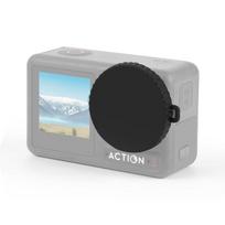 For DJI Osmo Action 5 Pro / 4 / 3 PULUZ Silicone Lens Cap (Black) juoda