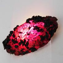 55 Ct Natural RUBY Huge Rough Earth Mined CERTIFIED Red Loose Gemstone 44.2 mm raudona