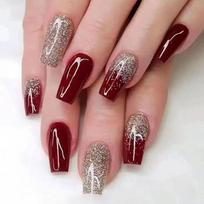 24pcs Detachable Full Cover DIY Press on Nails Ballerina Long French Camellia Fake Nails