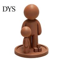 Durable One-piece Molding Art 3D Printed Father And Son Figurine, Sculpture, Unique Fathers Day Present Child Figurine for Home Decor Father's ruda