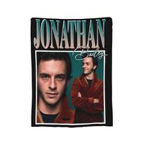 Jonathan Bailey Actor Blankets Fleece Autumn/Winter Portable Super Soft Throw Blankets for Sofa Outdoor Quilt Size: 75*100cm, Weight: 230 GSM
