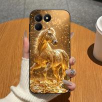 For Tecno Pova 7 6 Neo Pova 7 Pro Ultra 5 4 Pro Neo3 Spark Slim Pova Slim Phone Cases Golden Fish Matte Silicone Lightweight Scratch Resistance Covers Tecno Pova 7 (4G)