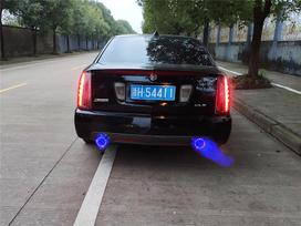 Anglies pluošto išmetimo antgalis su LED apšvietimu black