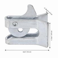 5pcs Galvanized Steel Plate Pet Cage Suspended Water Dispenser Gate Latch  Pig Farrowing Bed S
