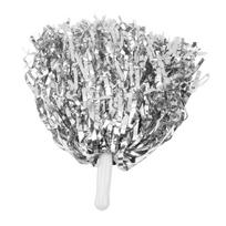 20PCS PET Cheerleading Pom Poms Metallic Foil Cheerleader Pompoms  For Dance Performance sidabras