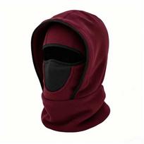 Žieminė vilnos balaklava, vėjui atspari slidinėjimo veido kaukė, kaklo mova, viskas viename šildantis galvos apdangalas dviračių sportui, lauko sportui white