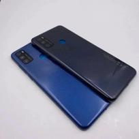for TCL 20e 6125 Battery cover housing door rear with power buttons camera lens mėlyna