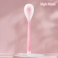 Multi-Function Lotion Sunscreen Ointment Long Handle Body Silica Gel Massage Free Sunscreen Back Applicator Tool 32cm mėlyna