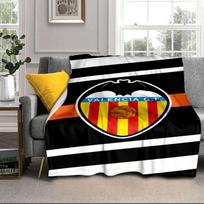 Valencia Cf Crest Design Portable Blanket/Soft Blanket Bedding Blanket Suitable for Travel Camping Living Rooms Offices Sofas Fan Gifts 75x90cm
