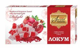 Słodycze lokum granat 150g - tradycyjny owocowy rachatłukum. bułgaria