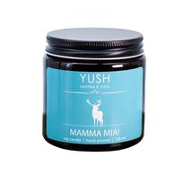 Mamma mia! - świeca sojowa owoce karmel miód paczula wanilia - yush - 120ml