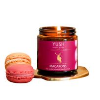 Macarons - świea sojowa zapachowa migdały wanilia piżmo - yush - 120ml