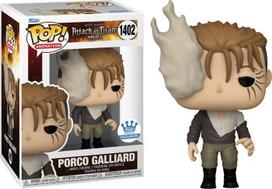 Funko pop attack on titan 1402 porco galliard special edition limitowana figurka kolekcjonerska