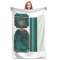 Kaedehara Kazuha - Genshin Impact Fan Art Blankets Soft Warm Flannel Throw Blanket Bedspread for Bed Picnic Travel Home Couch Size: 75*100cm, Weight: 230 GSM