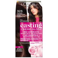 Loreal casting creme gloss farba do włosów - 323 ciemna czekolada (48ml, 72ml, 60ml)
