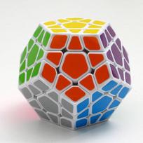 shengshou Wumofang 3x3x3 Magic Cube 3x3 Dodecahedron Cubing Speed ​​12 pusių kolekcija magico cubo žaislas vaikams, vaikams balta
