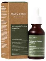 Mary&May Houttuynia Cordata + arbatmedžio serumas, drėkinamasis, KBeauty, korėjietiška kosmetika, mėginys
