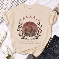 Acotar Tee women Y2K anime designer tshirt female 2000s funny anime clothing Unisex S