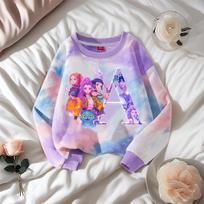 Spring And Autumn KPop Demon Hunters 3D Print T Shirt Kids Girl Streetwear Women's Outdoor Pullover Long Sleeve Top Clothes 100