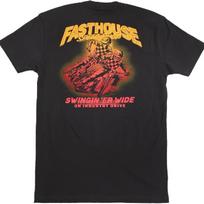 FASTHOUSE Tracker Short Sleeve Tee S juoda