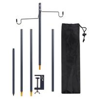 Folding Table Light Stand Camping Lamp Stand Detachable Lamp Holder Outdoor Light Holder Tent Light Stand Enduring juoda