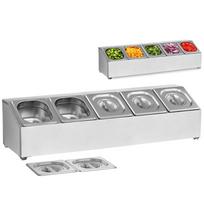 Display stand for catering containers 5 x GN16 5 x Containers