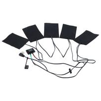 1 Set DIY USB Electric Heated Jacket Heating Pad Thermal Warm Winter Heating Vest Pads For Outdoor Heated Clothing 8/5 Sheets