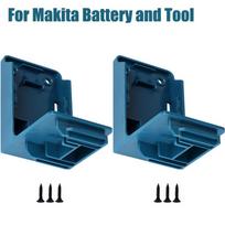 5 Pack Makita 18V Battery Holder 2 in 1 Stand Tool Storage Rack Bracket Case for Power Tools