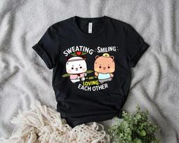 Dudu Motivates Bubu to Workout TShirt Couple Enjoys Workout Together Tee Unisex T-Shirt XXXL
