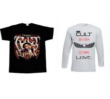 THE CULT LOVE electric HARD HEAVY GOTH NEW GRAY BKACK TSHIRT Unisex T-Shirt XXXXL