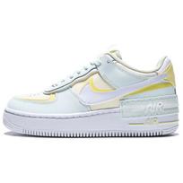 Nike Air Force1 Shadow Low top Skateboard Shoes Women's Yellow White Green DZ1847-301 36.5