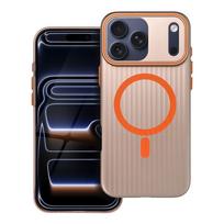 Dėklas telefonui SIMPLY suderinamas su MagSafe iPhone 17 Pro Max titanium desert