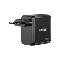 UNITEK GAN CHARGER WITH DISPLAY, 140W, PCHUNIP1132ABK01_EU