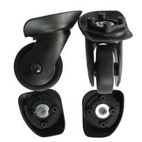 1 Pair Heavy Duty Luggage Wheel Replacement Trolley Casters 360 Degree Swivel Suitcase SilentWheels Hardware Repair Kit 1