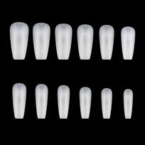 504pcs Press On Nails Full Cover False Artificial Tip Long Nail Tip Finger Sculpted-Nail Manicure Tools Salon-Home DIY