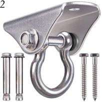 Yoga Sandbag Heavy Duty Fitness Equipment Suspension Ceiling Hooks Fixed Buckle Swing Hanging Kit 2