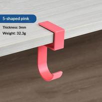 Desk Bag Storage Hook Punch-free Removable Strong Load-bearing Table Hanger for Office Hang Purse Backpack Umbrella D