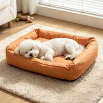 Waterproof Cat Sofa Bed Zipper Style Pet Kennel Pet Cushion Cat Nest  All Seasons oranžinė